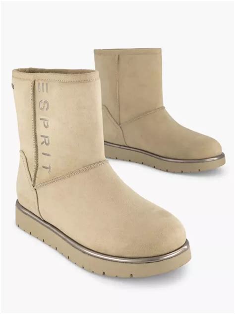 esprit boots beige